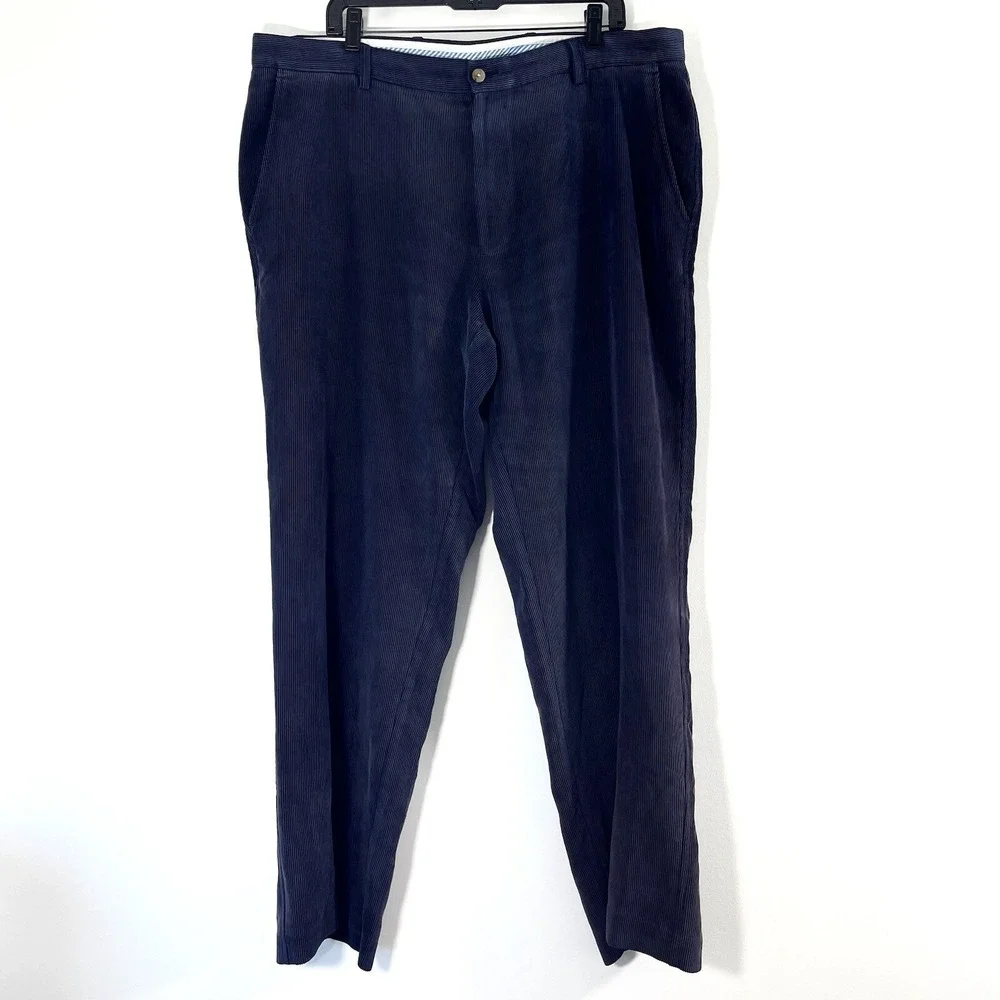 Footjoy Pants Mens 40x32 Blue Corduroy Straight Leg